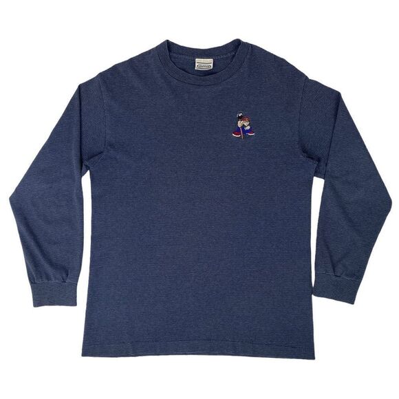 Vintage 90s Breakdown 8 Ball Striped Single Stitch Hip Hop Rave Graffiti Tee - Picture 2 of 6